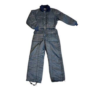 Vintage WALLS BLIZZARD PRUF Insulated Coverall Winter Weather Suit Mens LARGE